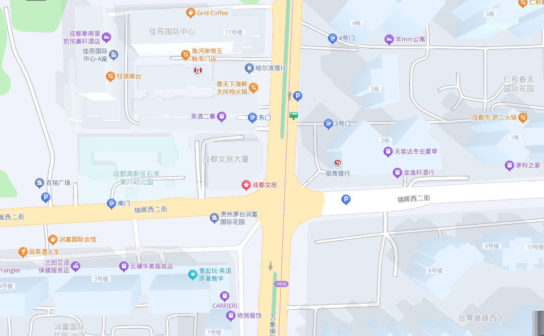 公司位置地图 - 四川省成都市高新区万象南路 399 号